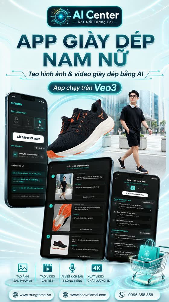Ảnh giới thiệu Tạo video giày dép nam nữ