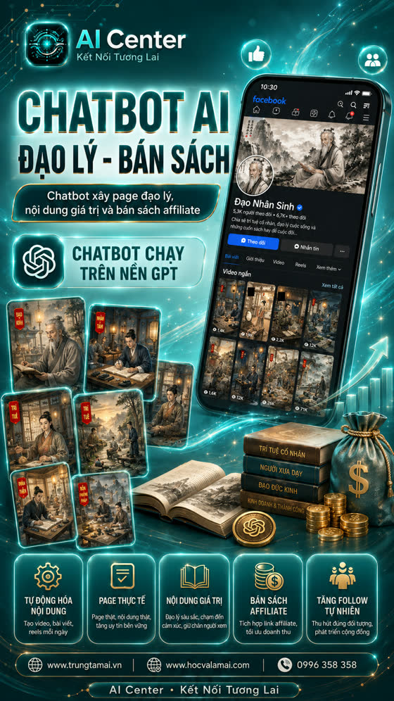 Ảnh giới thiệu Đạo lý & xây page bán sách